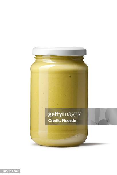 flavouring: mustard - mustard stockfoto's en -beelden