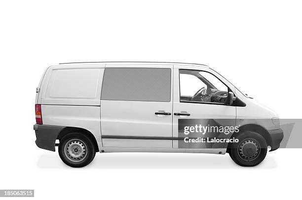 white van - white van stock pictures, royalty-free photos & images