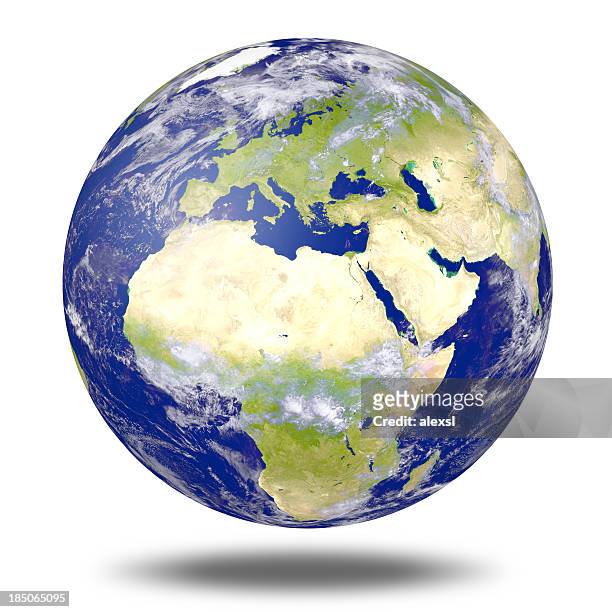 world globe - europe - 3d french stock pictures, royalty-free photos & images