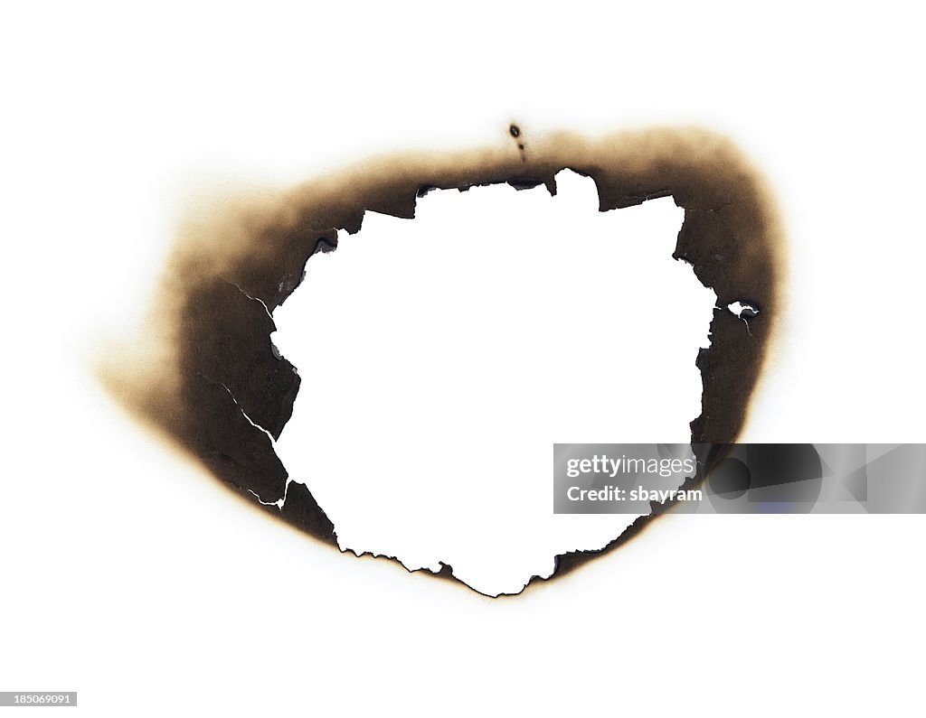 Burnt hole