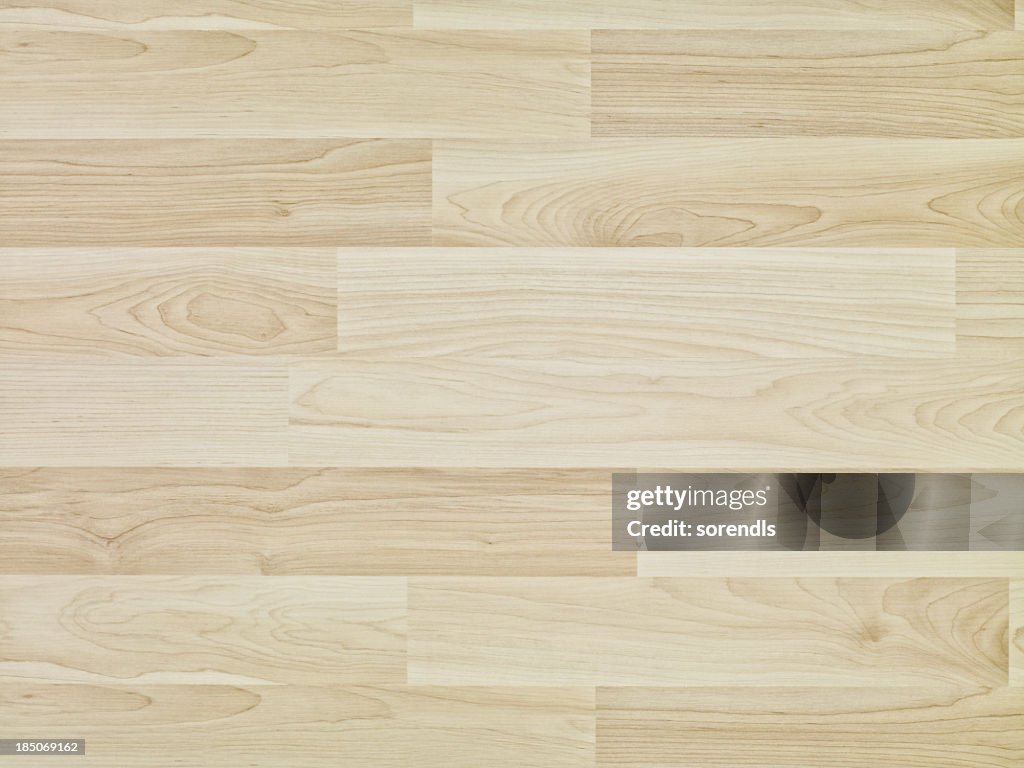 Overhead view of wooden floor