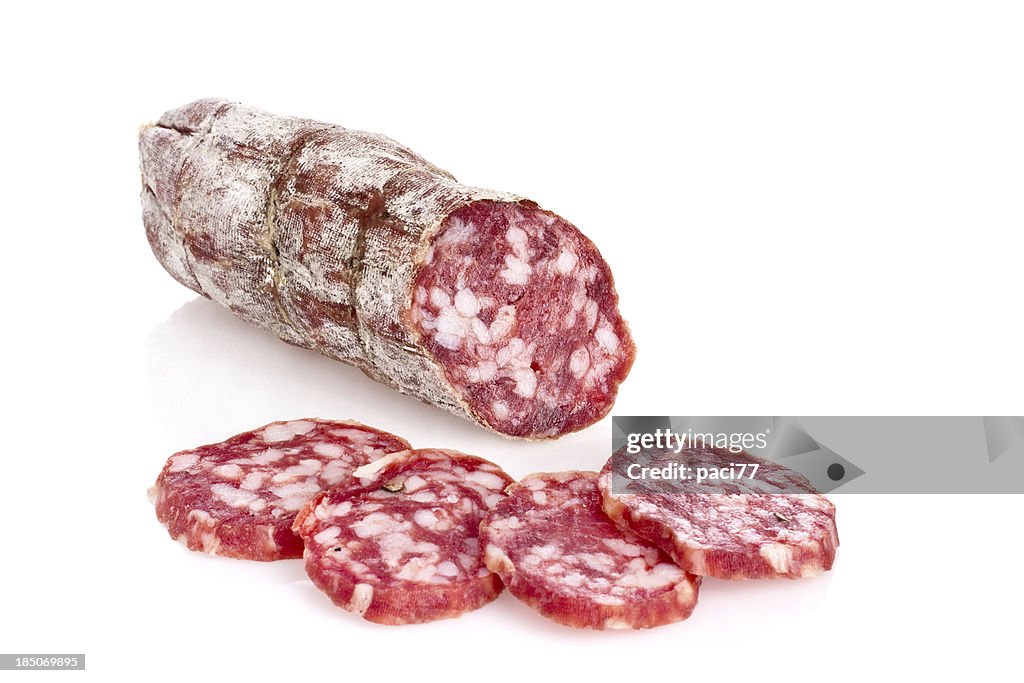 Salame (Clipping Path (Borde de corte