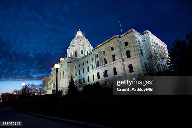 minnesota state capitol building - minneapolis art stock pictures, royalty-free photos & images