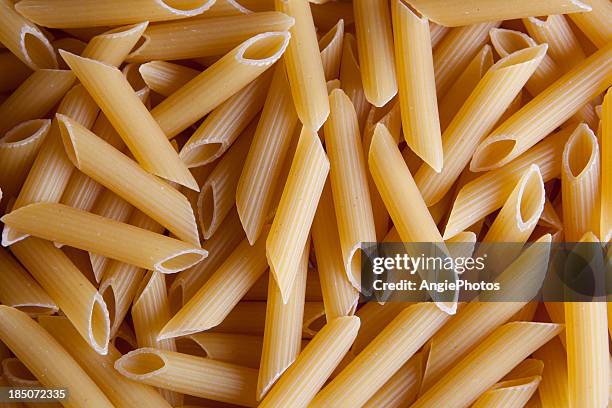 pasta penne rigate - penne stock pictures, royalty-free photos & images