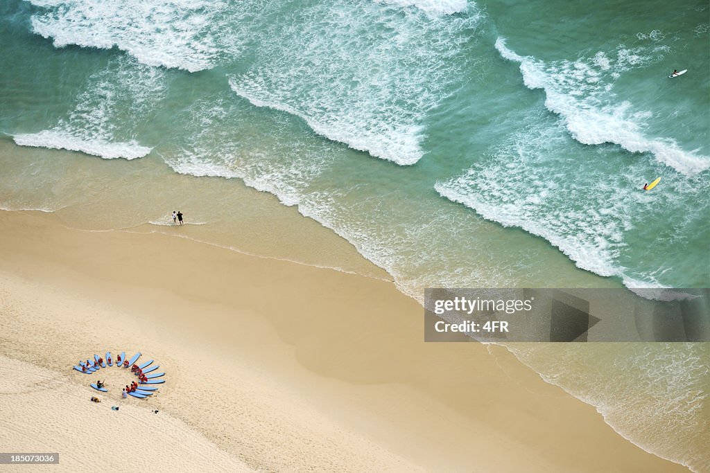 Surf School at Surfers Paradise, Gold Coast, Australia (XXXL)