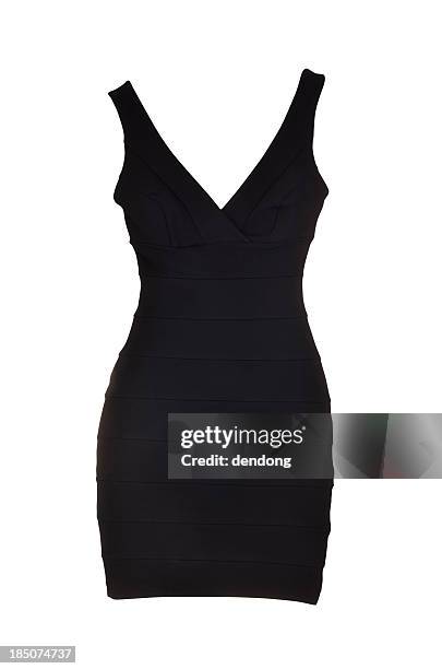 woman dress - black woman cocktail dress stock pictures, royalty-free photos & images