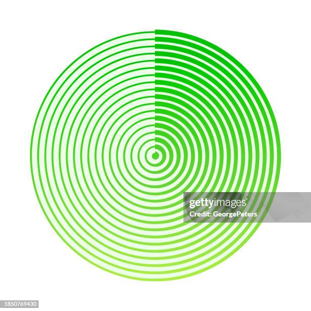 concentric circles abstract background - sonar stock illustrations