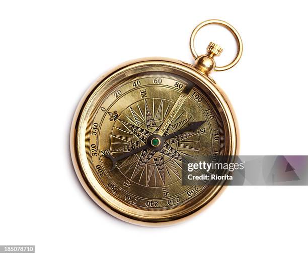 compass - cartographer stockfoto's en -beelden