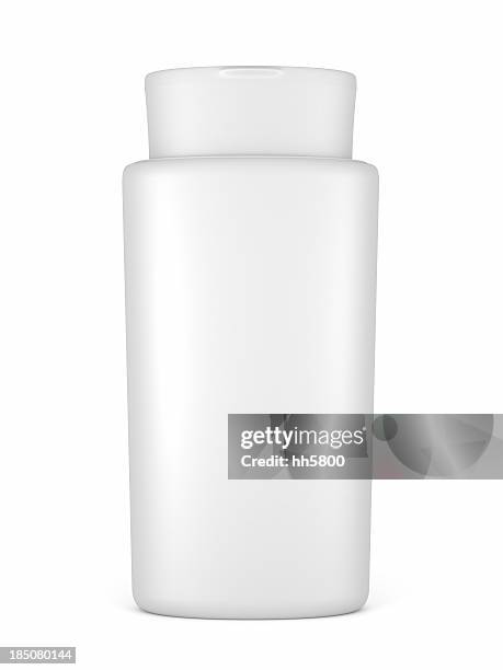 blank cosmetics containers - shampoo bottle white background stock pictures, royalty-free photos & images