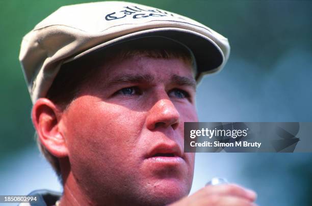 John Daly of the USA in action at the PGA Golf Tournament at Winged Foot Golf Club July 15th, 1997 in Mamaroneck, New York.