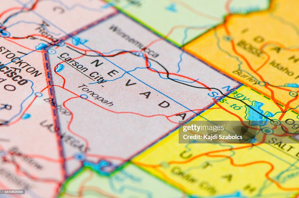 Nevada map