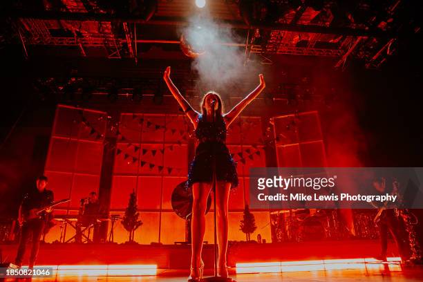 Sophie Ellis-Bextor performs at Utilita Arena Cardiff on December 12, 2023 in Cardiff, Wales.