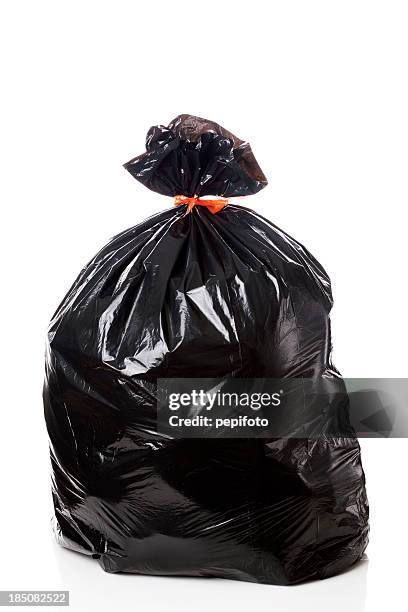 garbage bag - plastic bags stock pictures, royalty-free photos & images