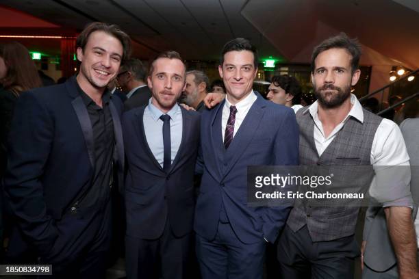 Ben O'Toole, Benedict Hardie, James Mackay and Luke Pegler seen at Summit Entertainment, a Lionsgate Company, Los Angeles Special Screening of...