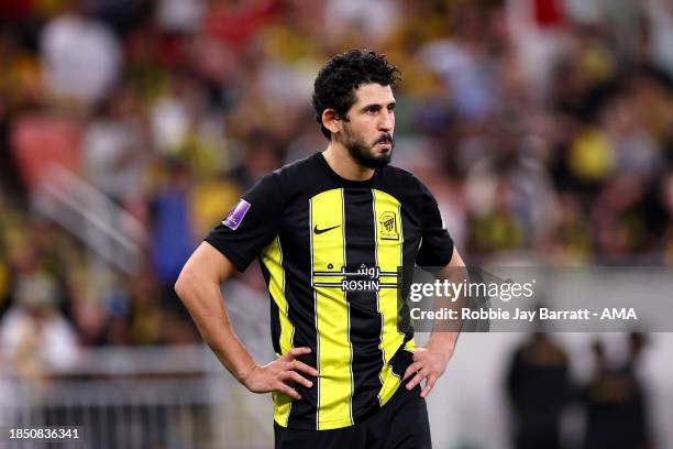 Ahmed Hegazi of Al Ittihad during the FIFA Club World Cup Saudi Arabia 2023 second round match between Al Ahly FC and Al-Ittihad at King Abdullah...