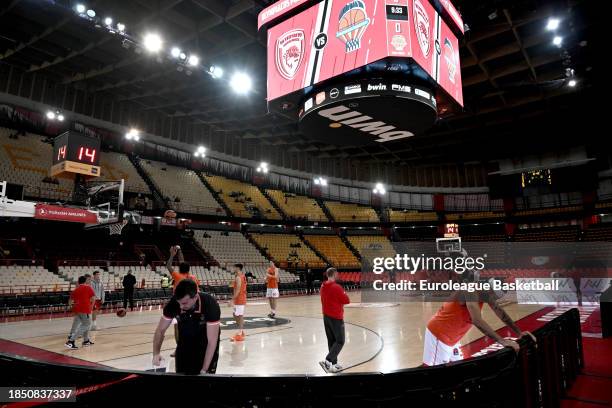 The Peace and Friendship stadium prior the Turkish Airlines EuroLeague Regular Season Round 14 match between Olympiacos Piraeus and Valencia Basket...