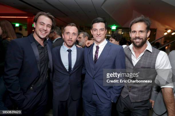 Ben O'Toole, Benedict Hardie, James Mackay and Luke Pegler seen at Summit Entertainment, a Lionsgate Company, Los Angeles Special Screening of...