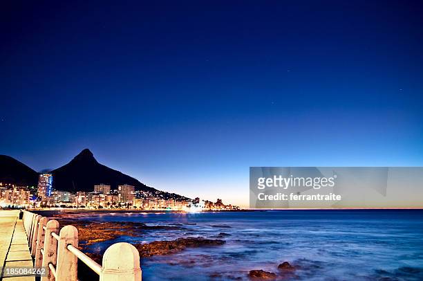 cape town sea point - cape town skyline stock pictures, royalty-free photos & images