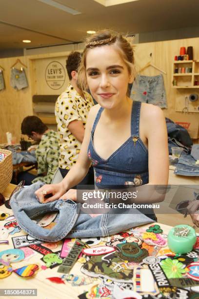 Kiernan Shipka seen at Levi's at Coachella on Saturday, April 16 in Indio.