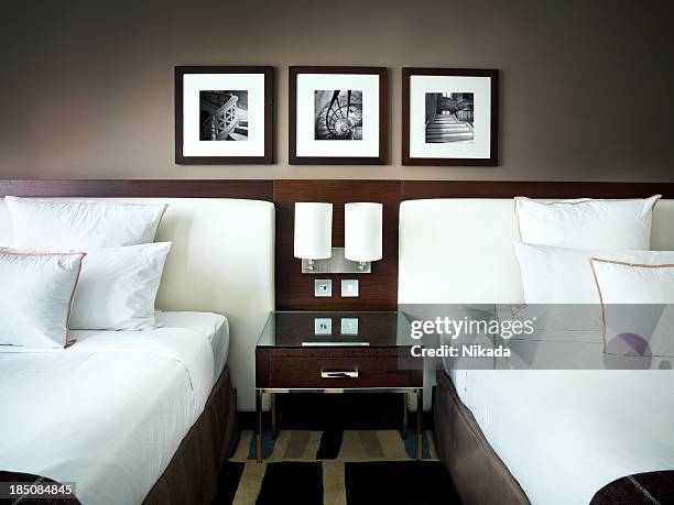 luxurious hotel room - headboard stock pictures, royalty-free photos & images