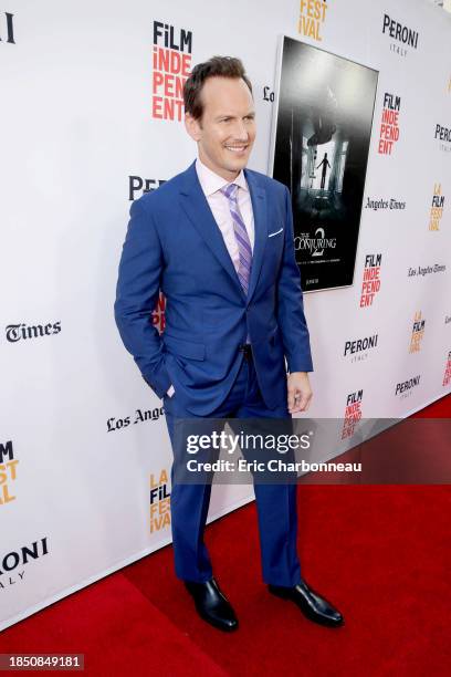 Patrick Wilson seen at World Premiere of New Line Cinema's "The Conjuring 2" at 2016 LA Film Festival on Tuesday, June 7 in Los Angeles.