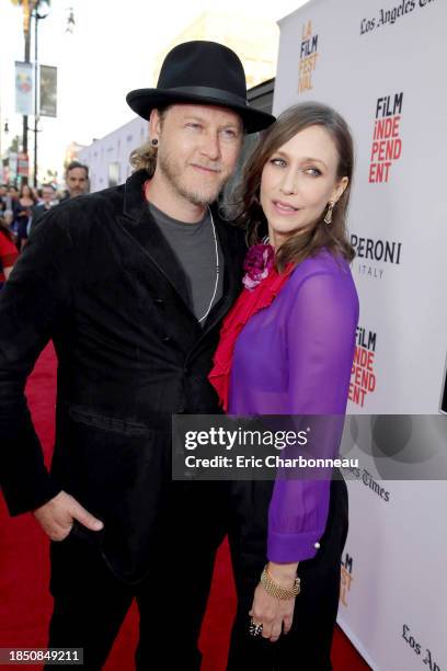 Renn Hawkey and Vera Farmiga seen at World Premiere of New Line Cinema's "The Conjuring 2" at 2016 LA Film Festival on Tuesday, June 7 in Los Angeles.