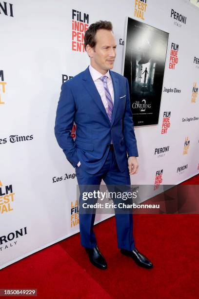 Patrick Wilson seen at World Premiere of New Line Cinema's "The Conjuring 2" at 2016 LA Film Festival on Tuesday, June 7 in Los Angeles.