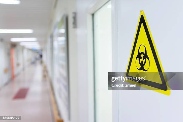 biohazard symbol - biohazard symbol stockfoto's en -beelden