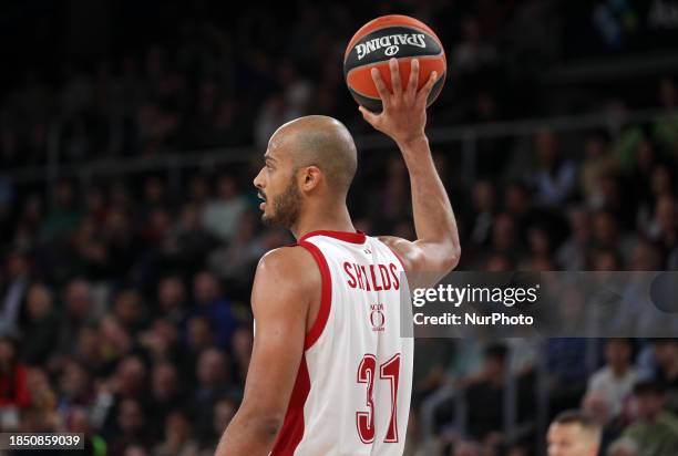 Shavon Shields is playing in the match between FC Barcelona and EA7 Emporio Armani Milan for week 14 of the Turkish Airlines Euroleague at the Palau...