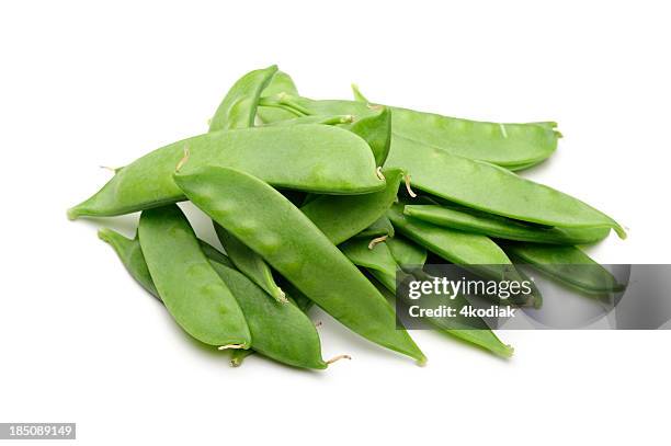 snow pea - pea pod stock pictures, royalty-free photos & images