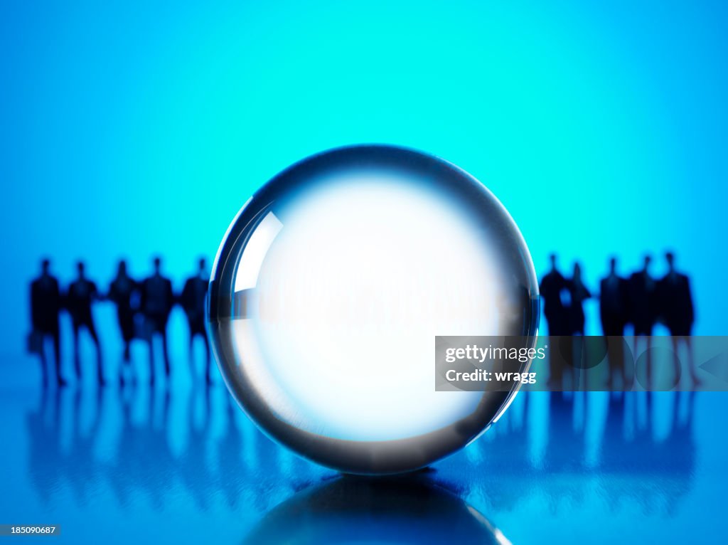 Boule de cristal et d'affaires PRONOSTIC