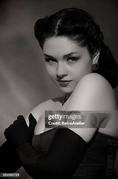 portrait in noir style.diva - actress photos 個照片及圖片檔