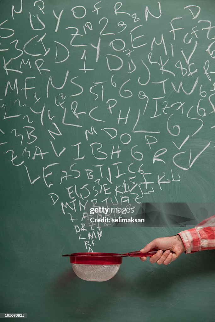 Searching And Filtering Words On Blackboard Via Strainer