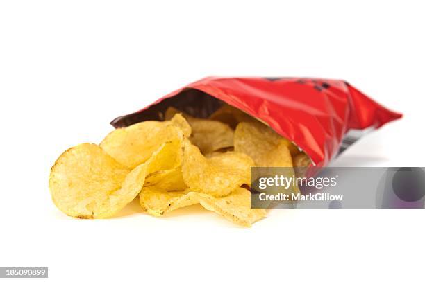 potato chips - crisps stock pictures, royalty-free photos & images