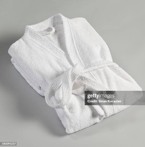 bathrobe - bathrobe stockfoto's en -beelden