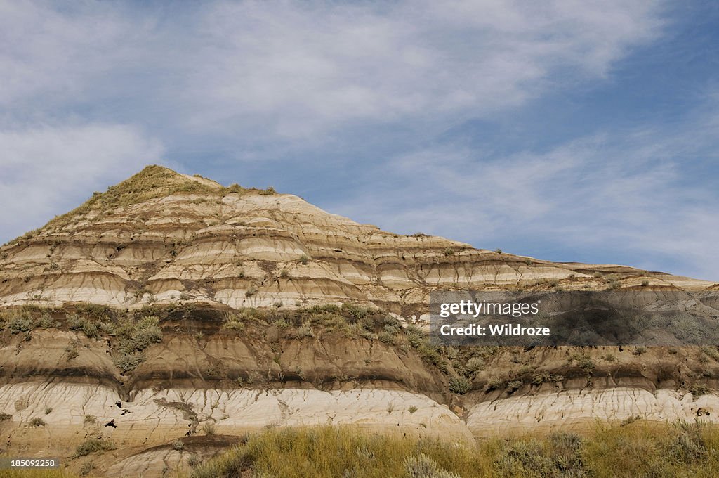 Rock formations in the Drumeller Valley region