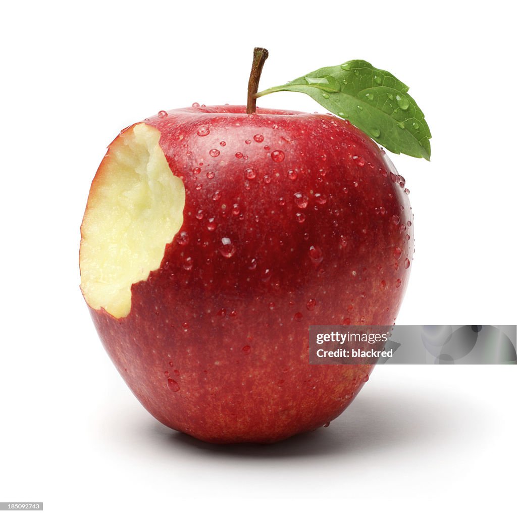 Bite on a Red Apple