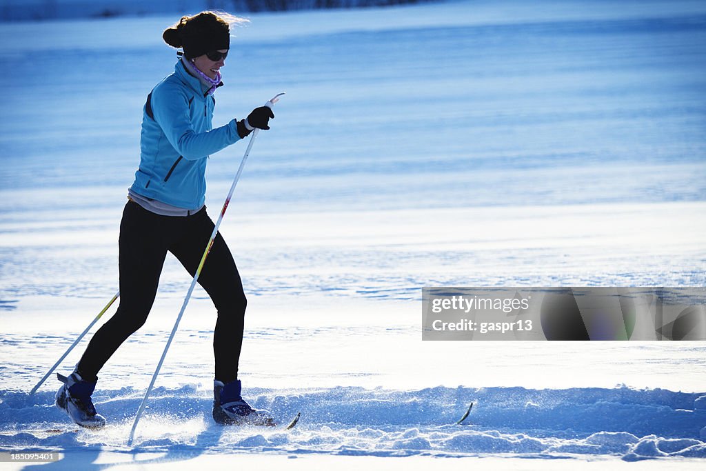 Cross country skiing - classic style