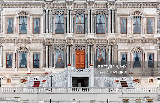 ciragan palace / istanbul turkey - palace stock pictures, royalty-free photos & images