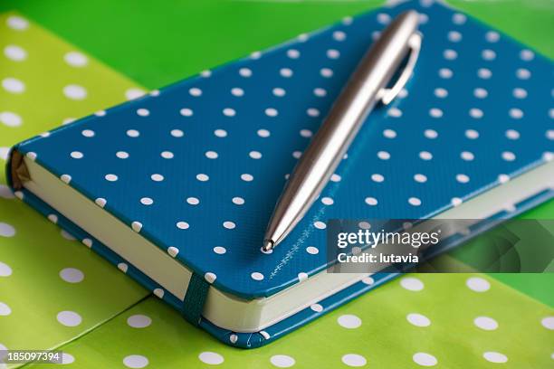 Open Notebook Blue Background Photos and Premium High Res Pictures ...