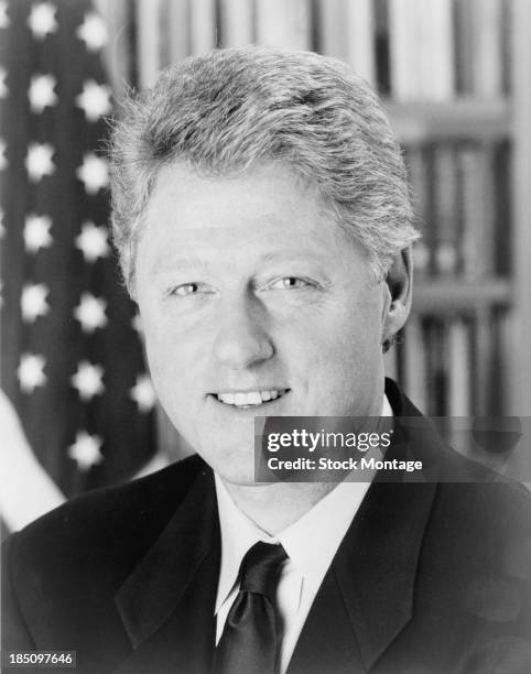 Portrait of American politician Governor of Arkansas Bill Clinton, 1992.