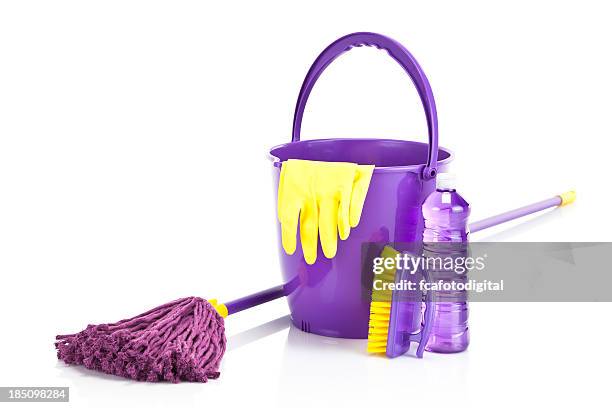 cleaning supplies - mop stock pictures, royalty-free photos & images