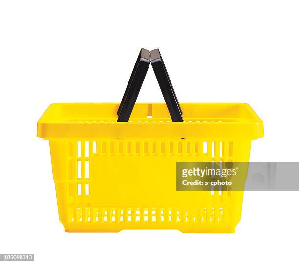 cesta de compras (haga clic para obtener más información - canasta fotografías e imágenes de stock