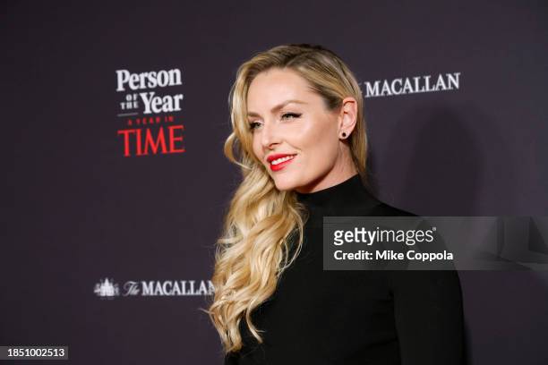 Lindsey Vonn attends A Year In TIME at The Plaza Hotel on December 12, 2023 in New York City.