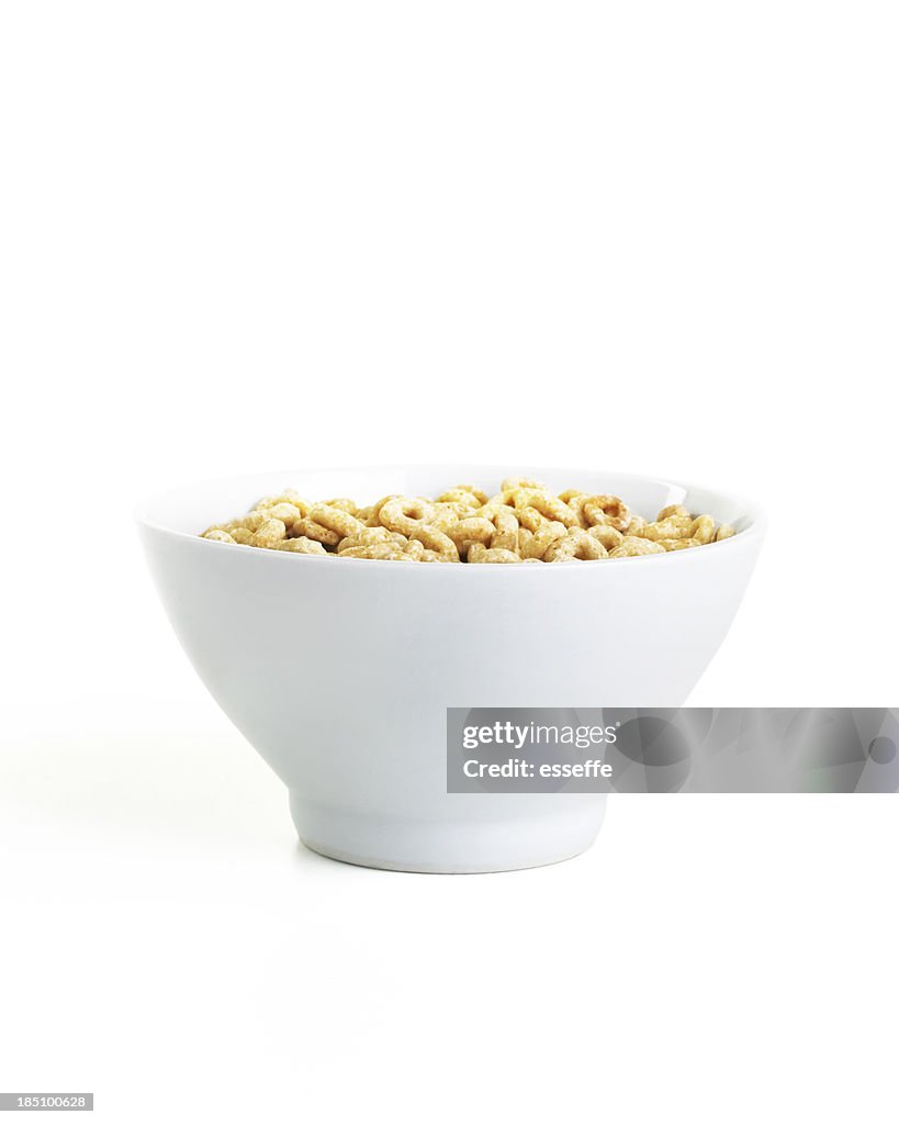 Cereal bowl isolated on white