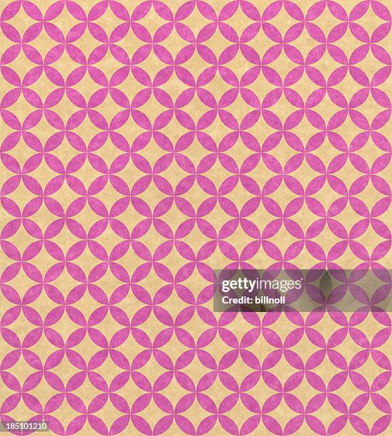 paper with pink geometric pattern - 60s patterns stock pictures, royalty-free photos & images