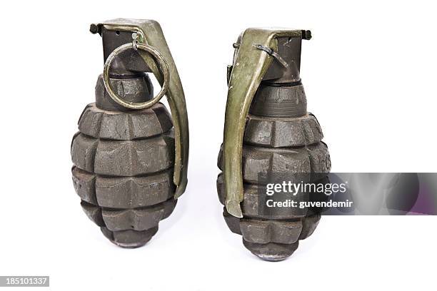 hand grenades - handgranate stock-fotos und bilder