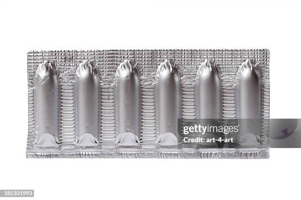 blister pack of suppositories - blister package stock pictures, royalty-free photos & images