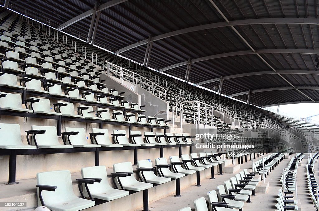 Sitzplätze im Stadion