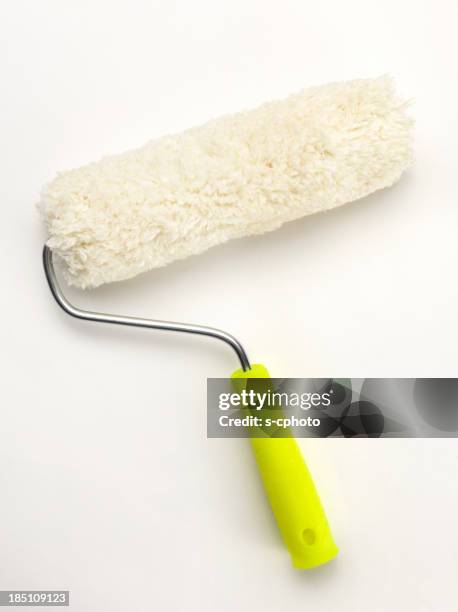 paint roller (click for more) - paint roller stock pictures, royalty-free photos & images